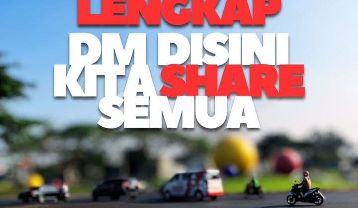 Kavling grand eastwood hadap selatan row 3 mobil aspal