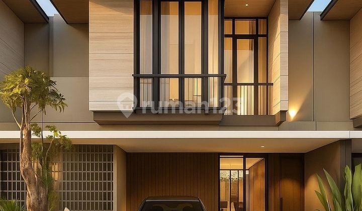 Rumah baru woodland citraland row double way siap serah terima