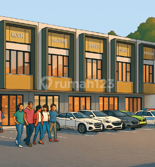 Ruko 2 Lantai Lebar 4,5 Under 2M Dekat Pintu Tol Paramount