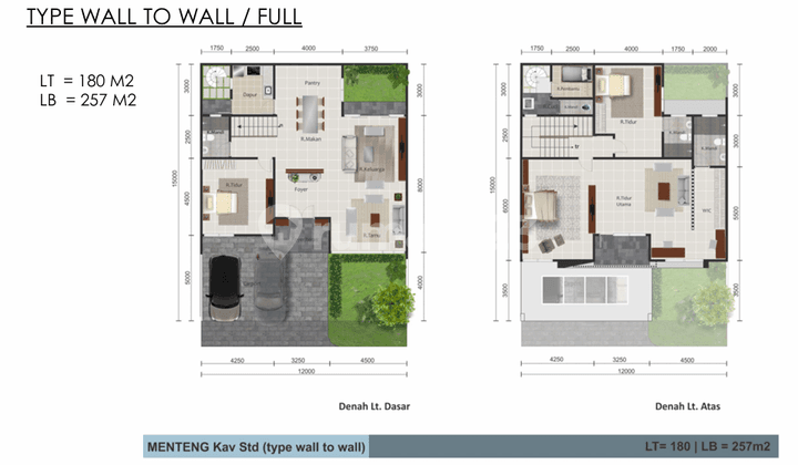 New Menteng @ Gading Serpong 12X15 Full Bangunan 2 Lantai