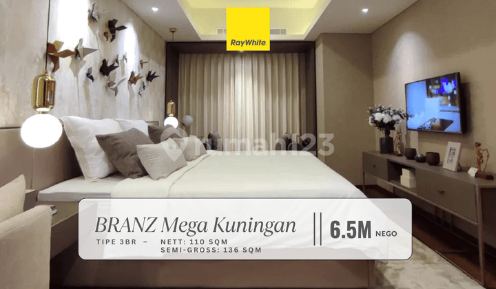 Dijual Unit 3Br di Branz Mega Kuningan, Jakarta Selatan