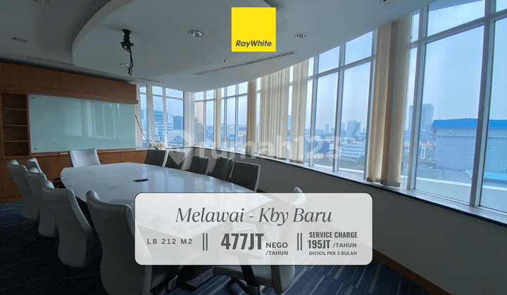 Disewakan Murah! Kantor Furnished di Melawai, Kebayoran Baru