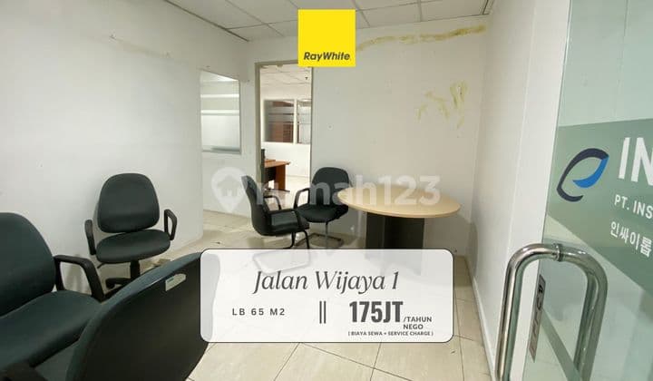 Disewakan Kantor Premium di Jl. Wijaya, Kebayoran Baru - Lokasi Strategis dengan Pilihan Bare atau Furnished, Fasilitas Lengkap