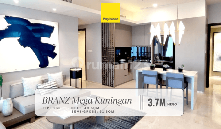 Dijual Unit Brand New 1Br di Branz Mega Kuningan, Jakarta Selatan