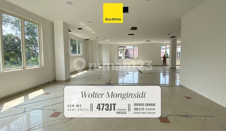 Disewakan Murah! Ruang Kantor di Premium Area Jl Wolter Monginsidi, Jakarta Selatan