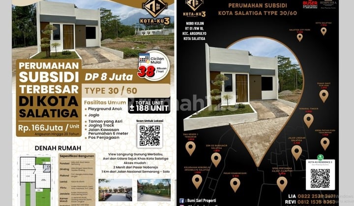 Perumahan Subsidi Kota Salatiga Cicilan Flat Sampai Lunas