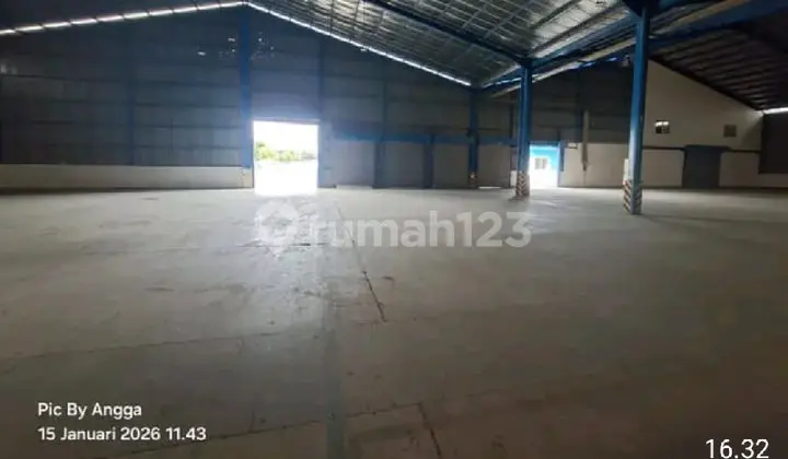 Dijual Gudang Jl Pinang Desa Cicau Kec Cikarang Pusat Kab Bekasi