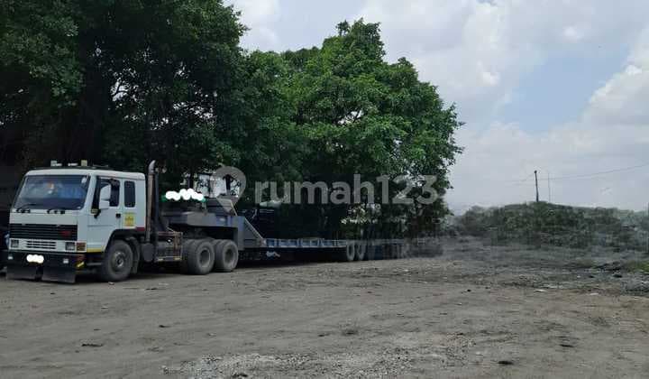 Tanah Padat Pinggir Jalan Raya di Marunda Baru Jakarta Utara