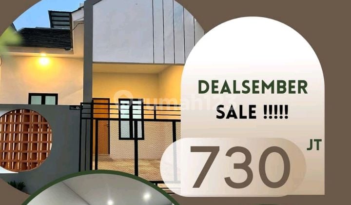 New 1-Story House in Duta Harapan. Near Summareconbekasi.