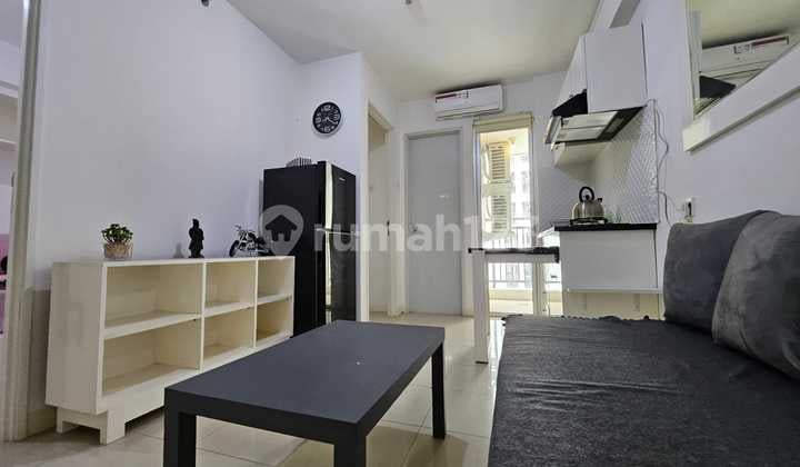 Gres & Siap Huni! 2Br Full Furnish Tower F Bassura City - View Kolam, Tinggal Bawa Koper