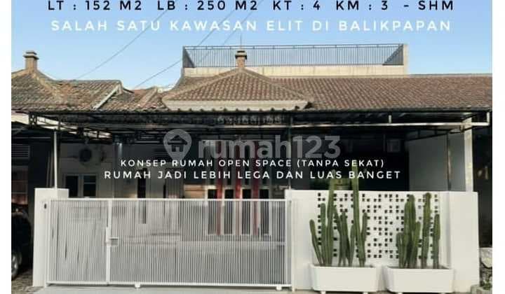 Rumah Full Furnitur Dengan Rooftoop Kawasan Wika Balikpapan