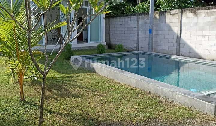 Strategic Villa Near Sanur Beach, Semi-Furnished & Private Pool