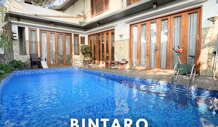 Rumah Mewah Split Level & Private Pool di Bintaro. Tangerang