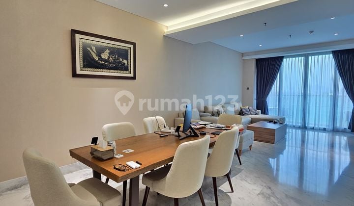 Apartemen 3 Kamar Tidur Furnished Bagus Senayan City Residence