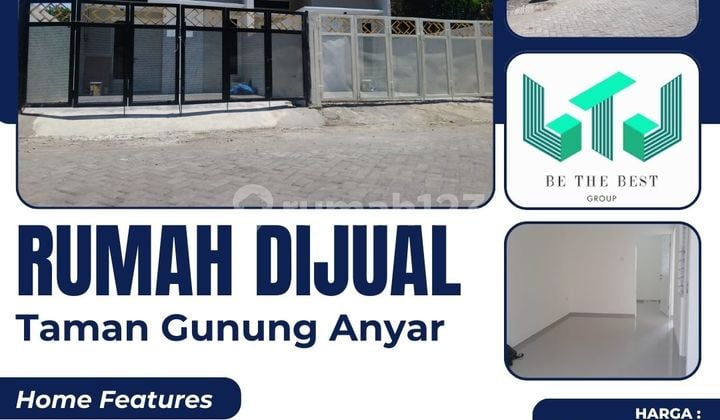 Dijual 1 Unit Rumah Cantik di Akses Masuk Perum Taman Gunung Anyar, Surabaya.