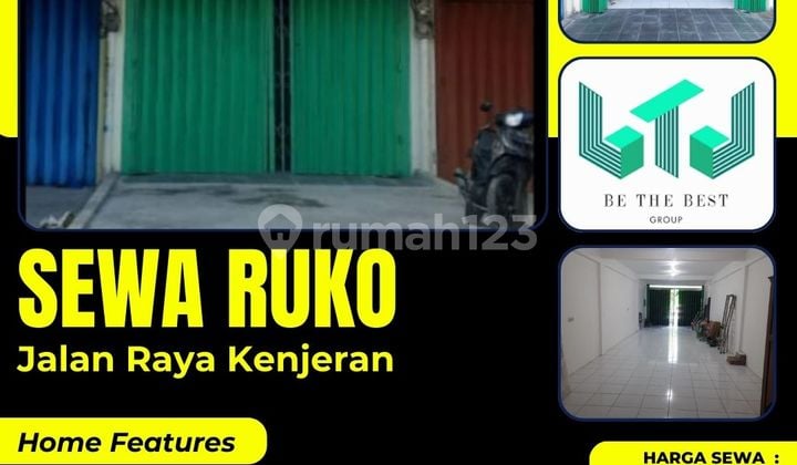 0 Jalan Raya Kembar Kenjeran!! Disewakan Ruko (4 Lantai) Baru Renov Surabaya Utara