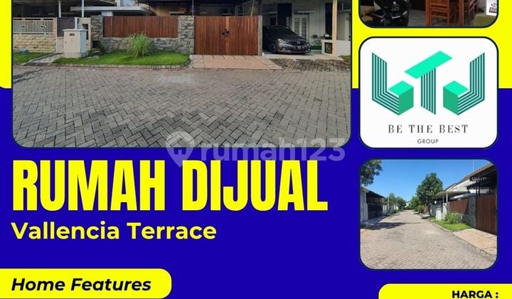 Full Furnished!! Dijual Rumah di Perum Puri Surya Jaya Cluster Vallencia Terrace Gedangan Sidoarjo