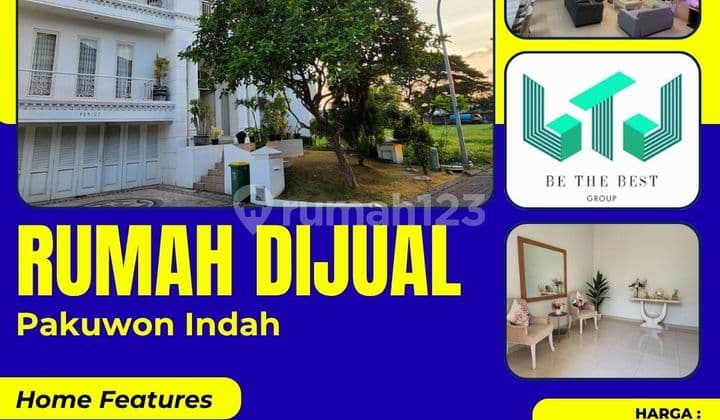 Dijual Rumah Mewah Classic Modern di Kawasan Elite Pakuwon Indah Sambikerep Surabaya