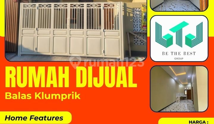 Baru Gress Siap Huni!! Dijual Rumah Minimalis Istimewa di Balas Klumprik Wiyung Surabaya Barat