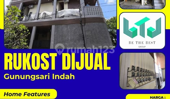 30 Kamar!! Jual Rumah Kost Baru Full Furnish - Siap Cuan di Gunung Sari Indah, Surabaya Selatan