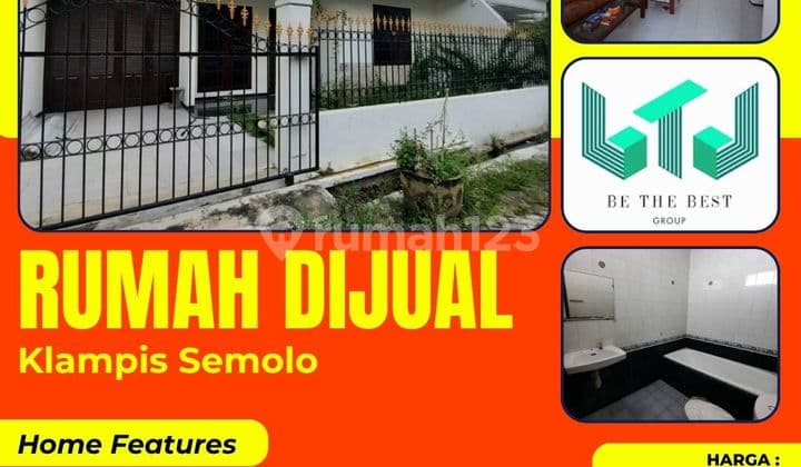 Dekat Merr & Kampus Its!! Rumah Hitung Tanah di Klampis Semolo