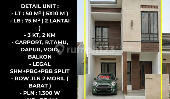 Rumah Dijual Rungkut Surabaya Timur (2 Lantai) - 7 Menit ke Merr