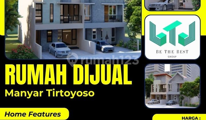 Dijual Rumah Manyar Tirtoyoso - Mulyorejo Surabaya Timur