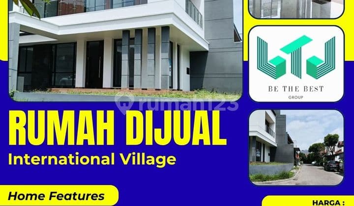 Bangunan Sendiri - Kualitas Bangunan Terjamin!! Rumah Dijual di Perum International Village Citraland Surabaya