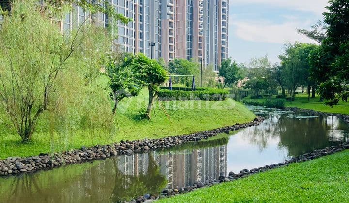 For Rent Marigold Apartment 2 BR 12th Floor Botanical Garden View Navapark BSD Tangerang