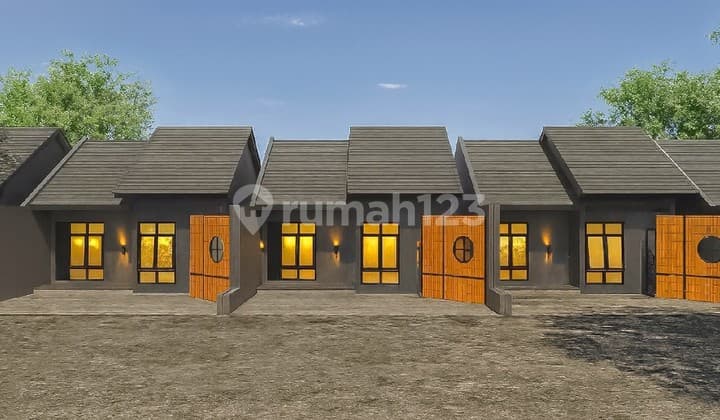 Jl. Setran Sleman, Rumah Jogja Murah Model Japandi Type 65