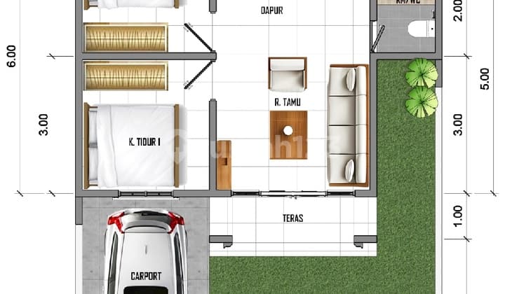 Jl. Gotakan, Rumah Murah Jogja Cluster Classic Dekat Pintu Tol Wates-Jogja