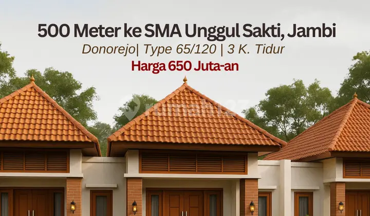 Ready-to-build house in Donorejo