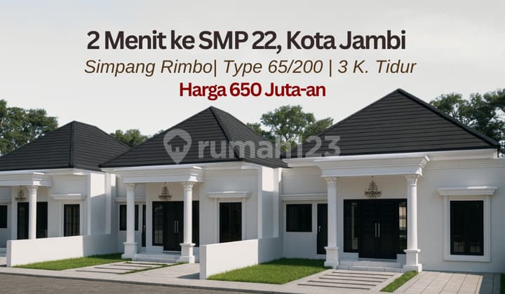 1-story Minimalist House in Purnama, Jambi