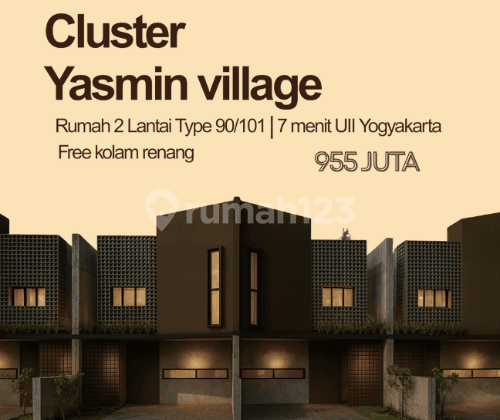 In Ngaglik, Sleman; Starting from IDR 955 Million, 2-Story Industrial Cluster Type