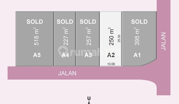 Sisa 1 Unit, Tanah di Jalan Kaliurang KM 12 Jogja