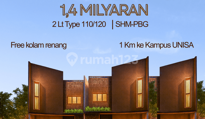 Only 10 Minutes to Malioboro; 2-Story Industrial Cluster Type 120