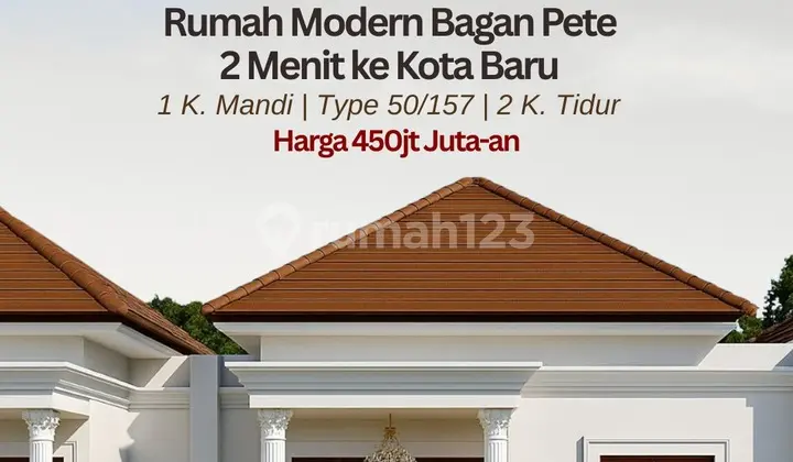 Rumah Modern Bagan Pete, 2 Menit ke Kota Baru