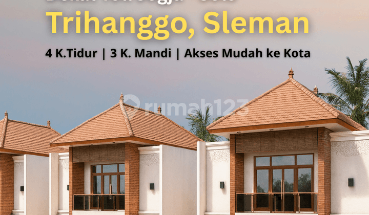 Rumah Bagus Sleman, 2 Lantai, Tepi Ringroad utara Jogja, Akses Mudah ke Kota, SHMP, Murah