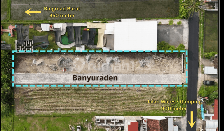 Fast Sale: Land near UGM Campus in boarding house area, North Ringroad Jogja.