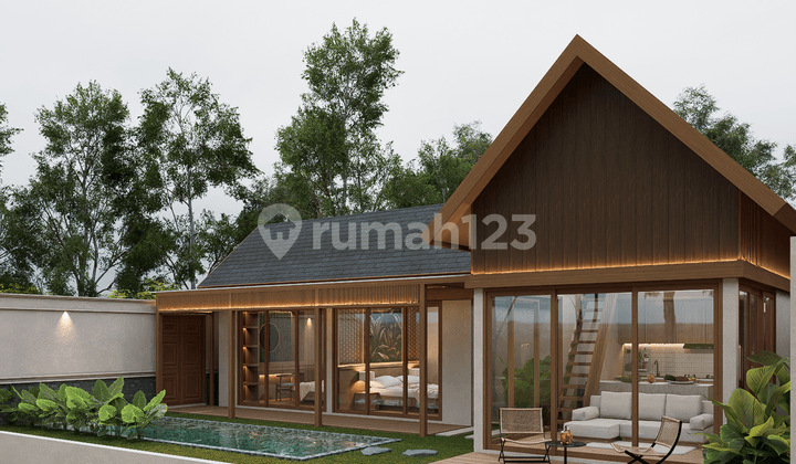 Villa SHM Kaliurang Jogja Desain Tropis Modern dengan Kolam Renang