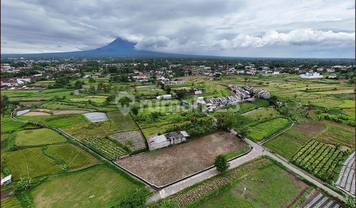 Tanah Sleman dijual di Jl Besi jangkang, cocok investasi villa, view Merapi, SHM Pekarangan