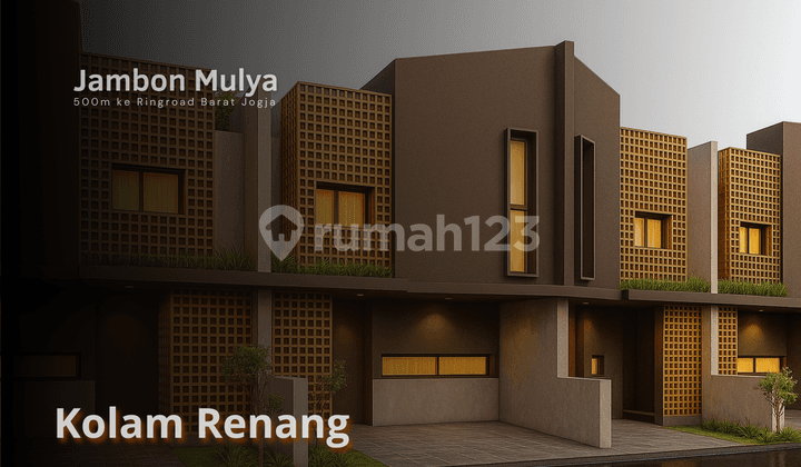 Gamping, 400m to Ringroad, Modern 2-story with Swimming Pool.