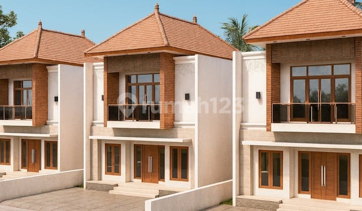 2 Lantai, Jakal Km 10 Jogja,3 kamar view Merapi & sawah, bisa Custom Desain. Murah