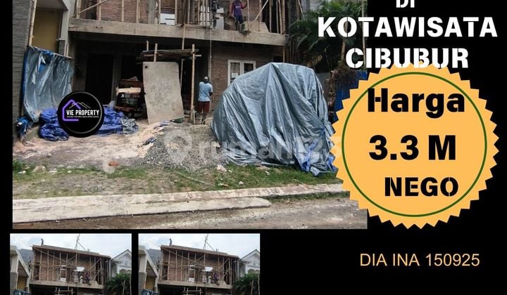 Dijual Rumah Di Kotawisata Hampir Selesai Renovasi