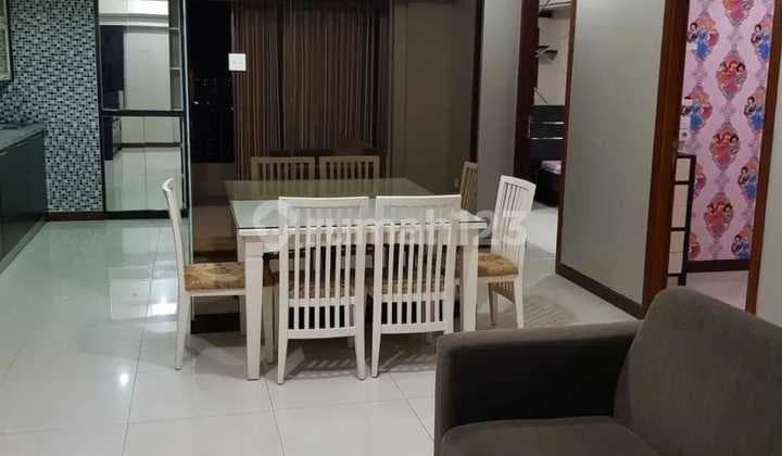 Rent 3-Bedroom Fully Furnished Apartment Waterplace Pakuwon Indah Surabaya