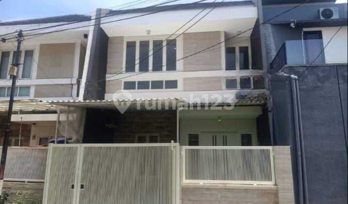 Jual Rumah Babatan Pantai 2 Lantai Bangunan Baru Bagus SHM Sby