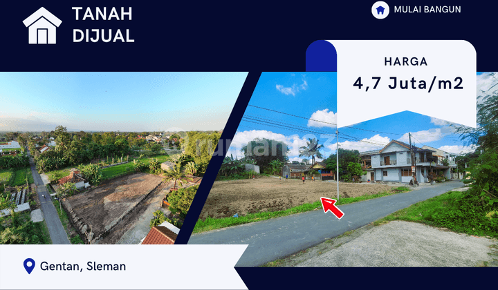 Strategic Land in Jogja Near Gentan Market