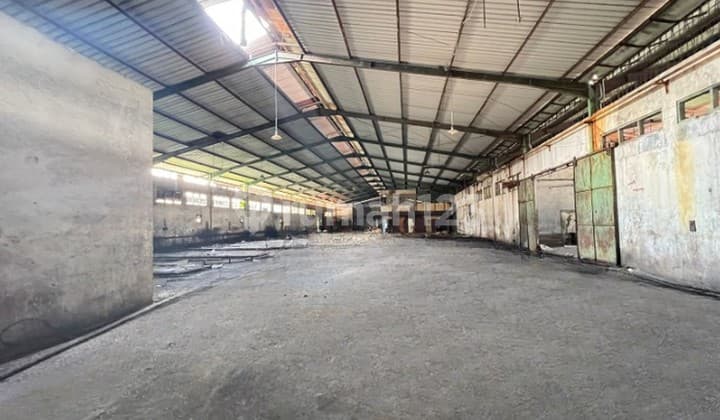 Jual Murah Hitung Tanah! Gudang Ex Pabrik di Sier Kawasan Industri Iv