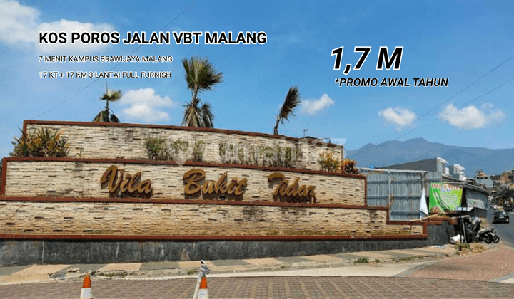 Rumah Kost Poros Jalan Tidar - Lingkungan Nyaman Asri