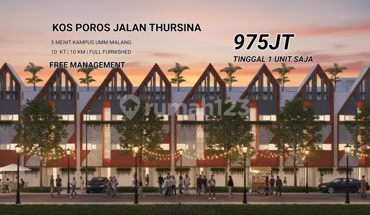 Only 1 Unit Left, Strategic Roadside Dormitory Potential for Guest House